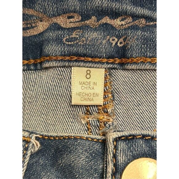 SEVEN7 Womens Weekend Bermuda shorts Size 8 Stretchy Distressed (3855) - Picture 3 of 4